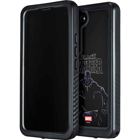 Marvel Black Panther Night Time Watch Galaxy S24 Plus Waterproof Case